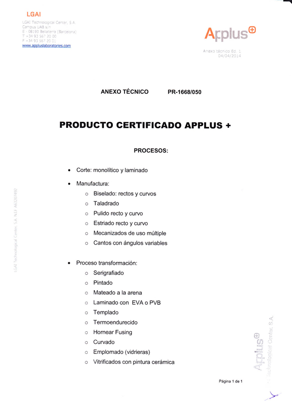Certificado Applus
